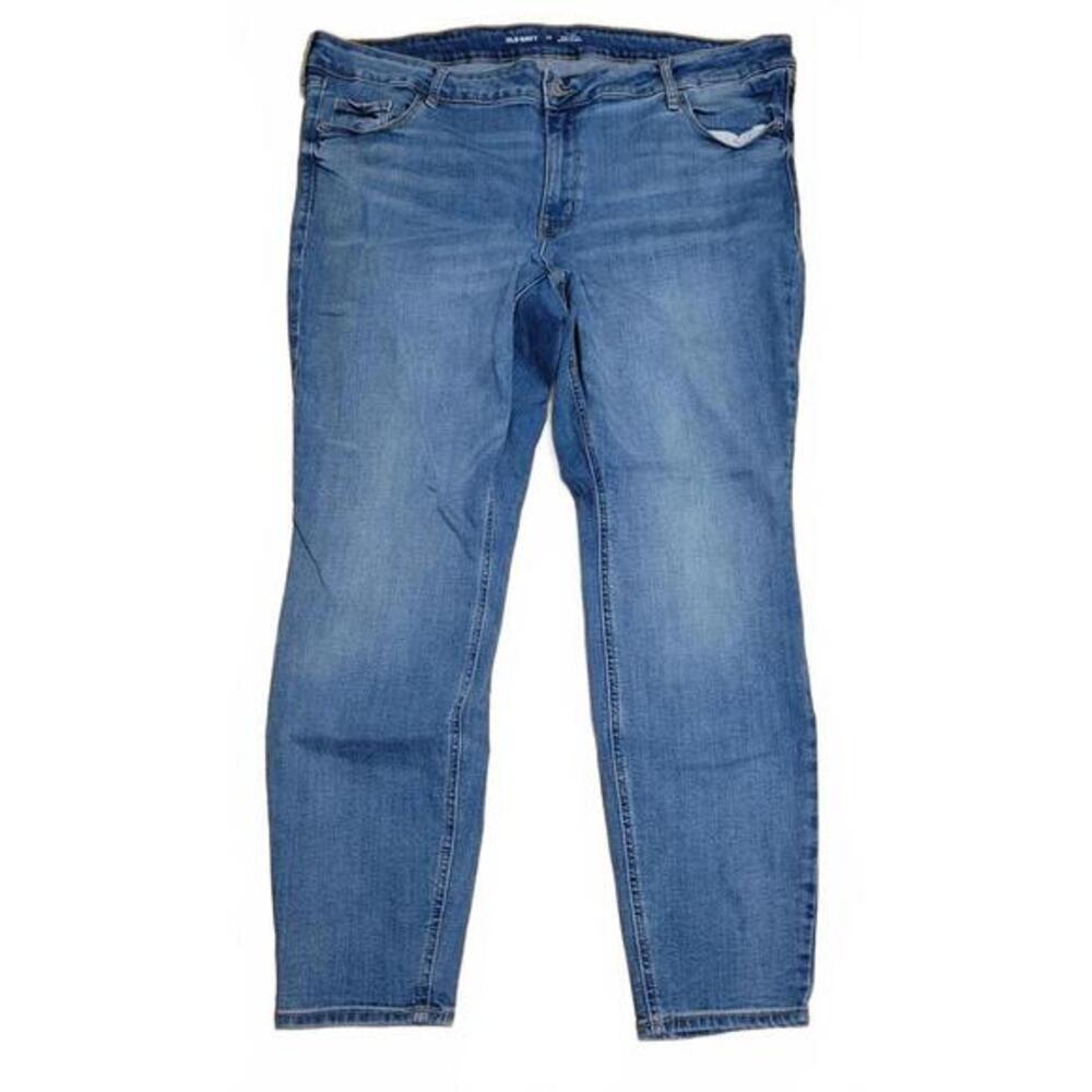Old Navy Medium Wash Mid Rise Rockstar‎ Skinny Plus Size 20